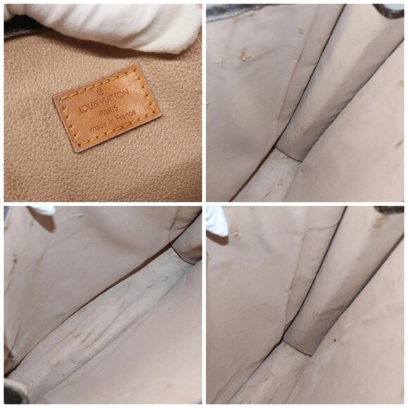 LOUIS VUITTON Monogram Sac Plat Hand Bag M51140 LV Auth 142230 - Picture 15 of 16